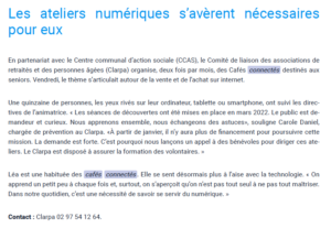 Lire la suite à propos de l’article Les ateliers s&rsquo;avèrent nécessaires pour eux